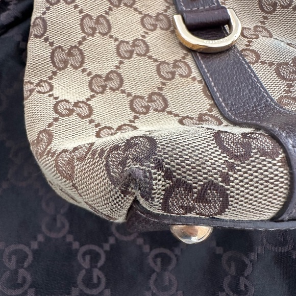 Gucci Handbag GG Canvas 141471 Brown Beige Champagne Women's - Picture 6 of 15